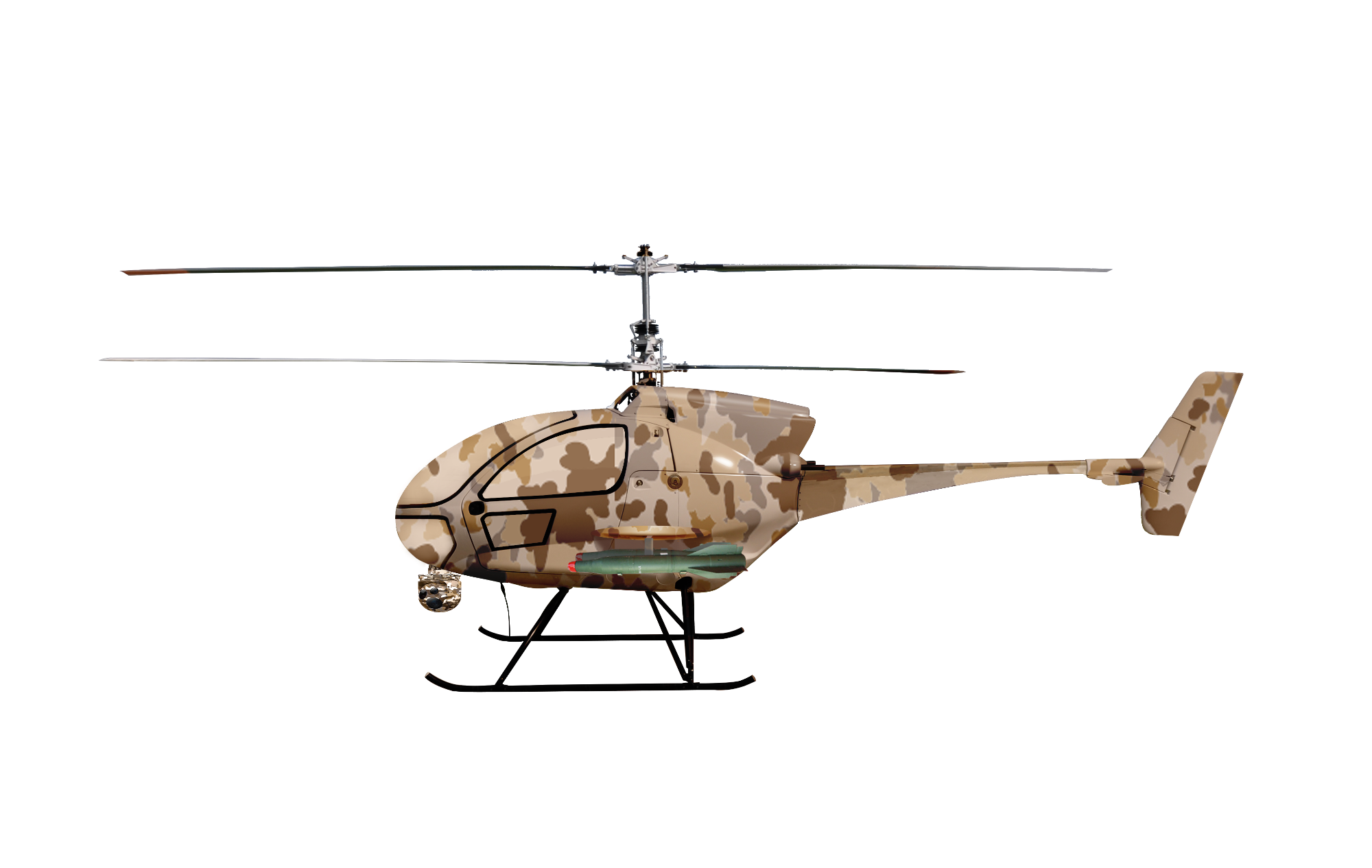 Военный беспилотный вертолетный комплекс ZK600-M
