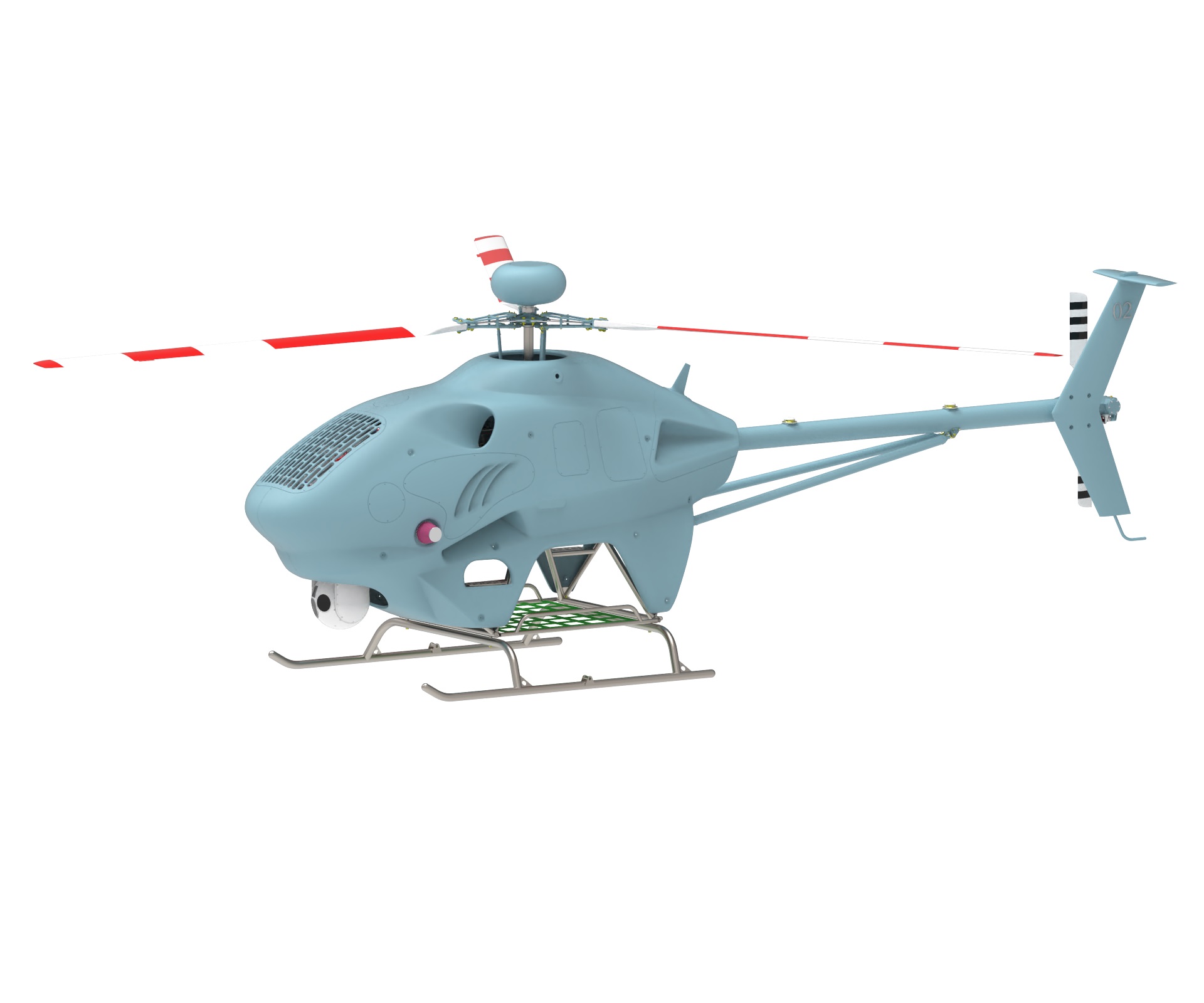 Беспилотный вертолет грузоподъемностью 200 кг ZJHY-600
